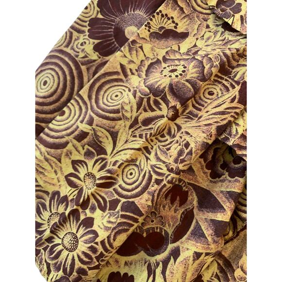 Ulla Johnson Sigrid Mini Skirt Gold Brown Size 2 - Picture 6 of 9